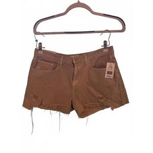 L'Agence Audrey Mid-Rise Short Tan Size 30 NWT